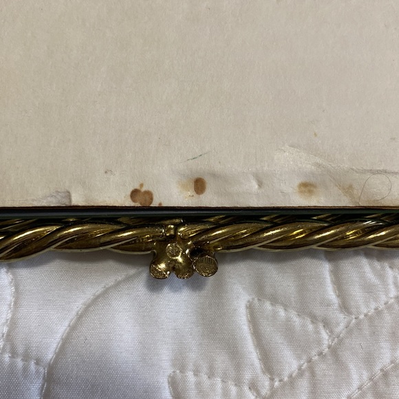 Vintage Brass Twisted Rope Dresser Mirror Tray - Picture 9 of 11